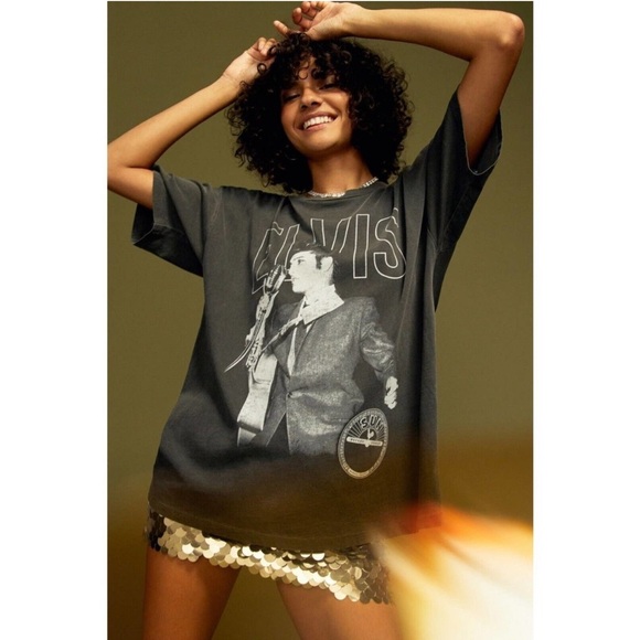 Free People x Daydreamer Sun Records Elvis Graphic Tee - Picture 7 of 13